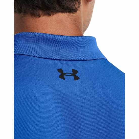 Under Armour Мъжка Блуза С Яка Performance Polo Shirt Mens Water/Black Мъжко облекло за едри хора
