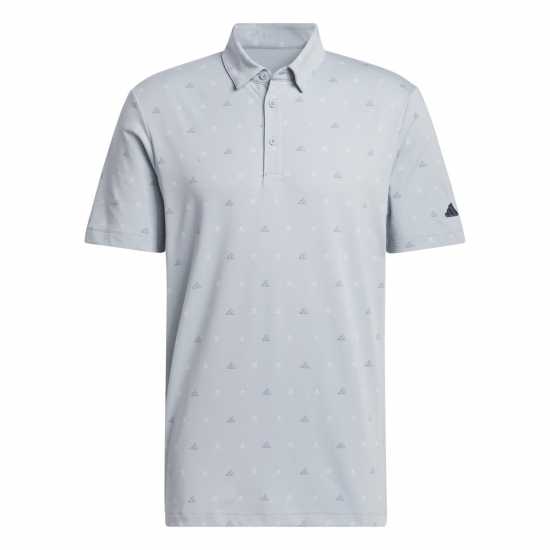 Adidas Блуза С Яка Go-To Mini-Crest Print Polo Shirt Mens  