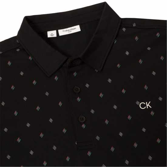 Блуза С Яка Calvin Klein Golf Men's Short Sleeve Performance Polo Shirt Black 