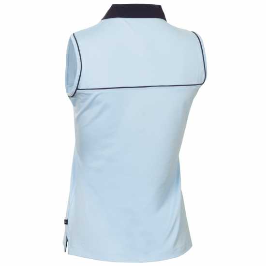 Блуза С Яка Calvin Klein Golf Women's Sleeveless Performance Polo Shirt Blue Bell 