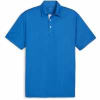 Puma Мъжка Блуза С Яка Pure Solid Polo Shirt Mens Future Blue 