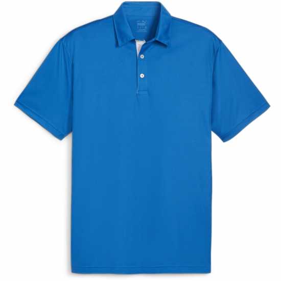 Puma Мъжка Блуза С Яка Pure Solid Polo Shirt Mens Future Blue Puma Мъжка Блуза С Яка Pure Solid Polo Shirt Mens Future Blue