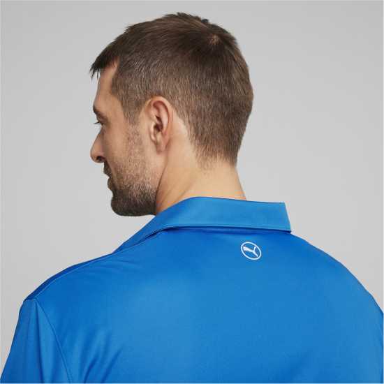 Puma Мъжка Блуза С Яка Pure Solid Polo Shirt Mens Future Blue Puma Мъжка Блуза С Яка Pure Solid Polo Shirt Mens Future Blue