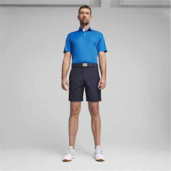 Puma Мъжка Блуза С Яка Pure Solid Polo Shirt Mens Future Blue Puma Мъжка Блуза С Яка Pure Solid Polo Shirt Mens Future Blue