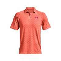 Sale Under Armour Playoff Polo 2.0 Orange Мъжки тениски с яка