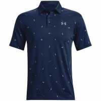 Sale Under Armour Playoff Polo 2.0 Blue/Pattern Мъжки тениски с яка