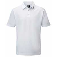 Footjoy Детска Блуза С Яка Pique Solid Polo Shirt Juniors White Детски тениски тип поло