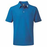 Footjoy Детска Блуза С Яка Pique Solid Polo Shirt Juniors Cobalt Детски голф горнища