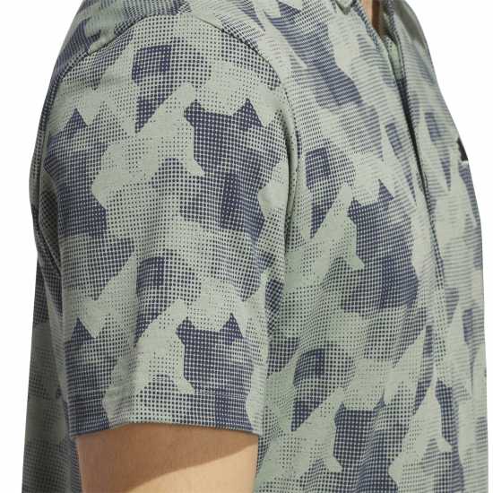 Adidas Мъжка Блуза С Яка All Over Print Golf Polo Shirt Mens  Дрехи за голф
