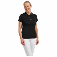 Footjoy Блуза С Яка Stretch Pique Polo Shirt Ladies Black Дамски тениски с яка