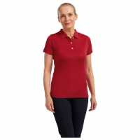 Footjoy Блуза С Яка Stretch Pique Polo Shirt Ladies Red Дамски тениски с яка