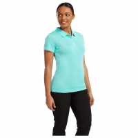 Footjoy Блуза С Яка Stretch Pique Polo Shirt Ladies Aqua Дамски тениски с яка