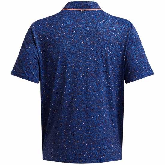 Under Armour Блуза С Яка Men's Iso Chill Short-Sleeve Performance Polo Shirt Синьо 