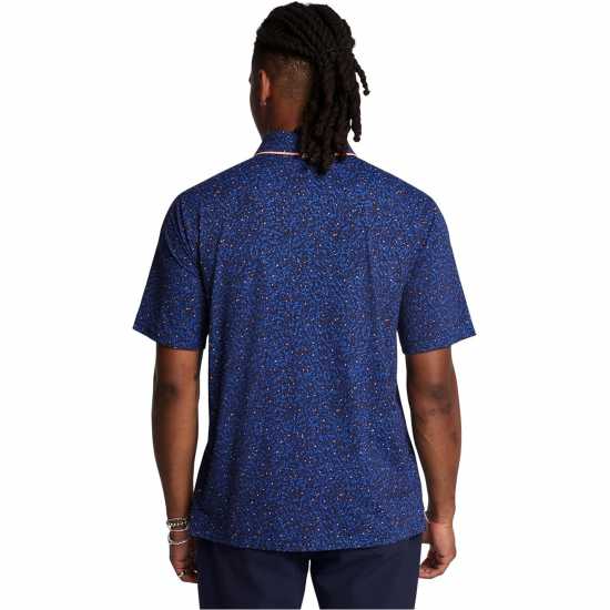 Under Armour Блуза С Яка Men's Iso Chill Short-Sleeve Performance Polo Shirt Синьо 
