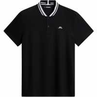 J Lindeberg Golf Tyson Polo Sn53 Black Дрехи за голф