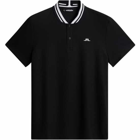 J Lindeberg Golf Tyson Polo Sn53 Black Дрехи за голф