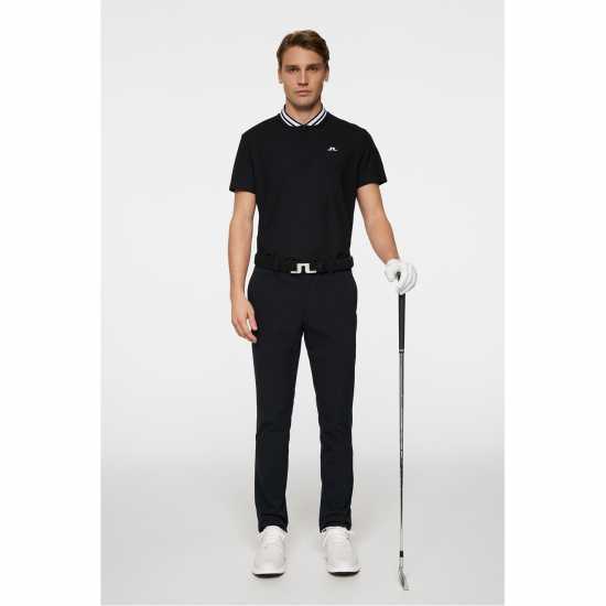 J Lindeberg Golf Tyson Polo Sn53 Black Дрехи за голф