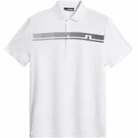 J Lindeberg Golf Klas Polo Sn53 White Дрехи за голф