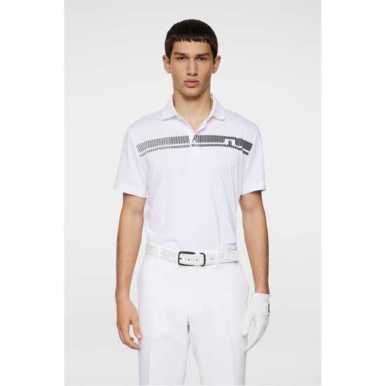 J Lindeberg Golf Klas Polo Sn53 White Дрехи за голф
