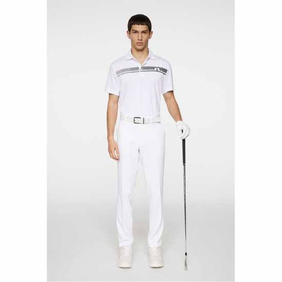 J Lindeberg Golf Klas Polo Sn53 White Дрехи за голф