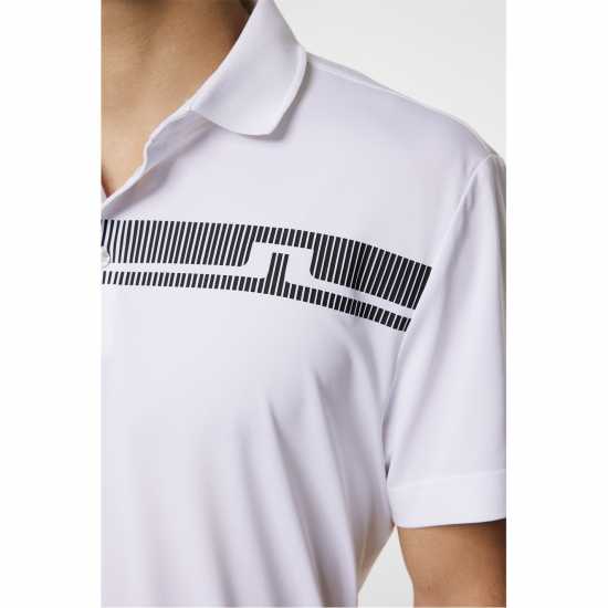 J Lindeberg Golf Klas Polo Sn53 White Дрехи за голф