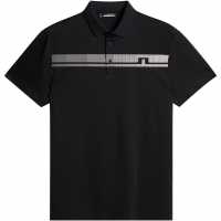 J Lindeberg Golf Klas Polo Sn53 Black Дрехи за голф