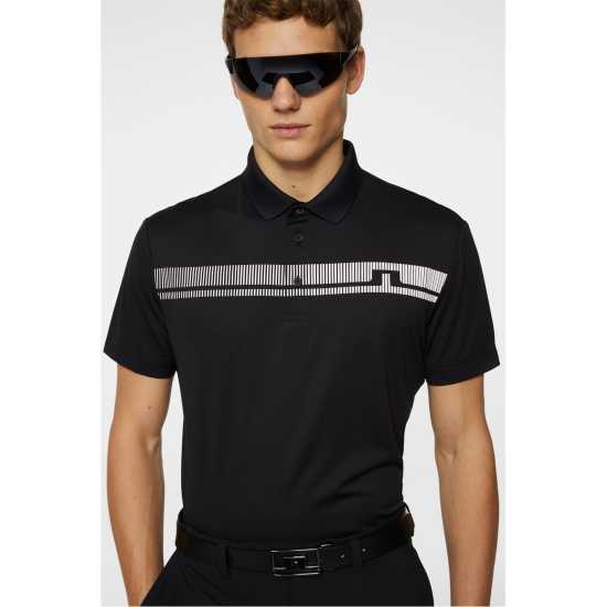 Дрехи за голф J Lindeberg Golf Klas Polo Sn53 Black J Lindeberg Golf Klas Polo Sn53 Black Дрехи за голф