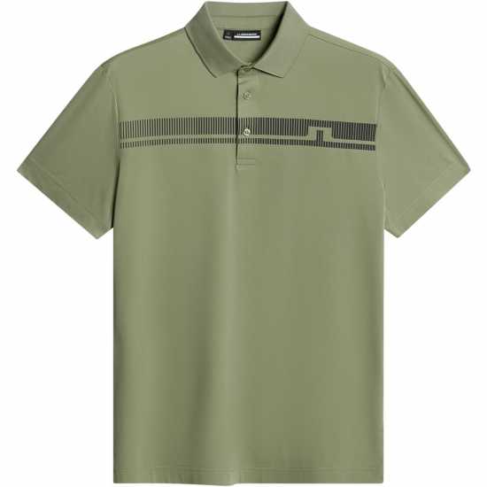 Дрехи за голф J Lindeberg Golf Klas Polo Sn53 Oil Green J Lindeberg Golf Klas Polo Sn53 Oil Green Дрехи за голф