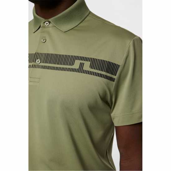 Дрехи за голф J Lindeberg Golf Klas Polo Sn53 Oil Green J Lindeberg Golf Klas Polo Sn53 Oil Green Дрехи за голф