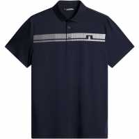 J Lindeberg Golf Klas Polo Sn53 JL Navy Дрехи за голф