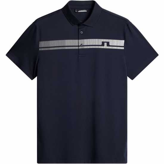 J Lindeberg Golf Klas Polo Sn53 JL Navy Дрехи за голф