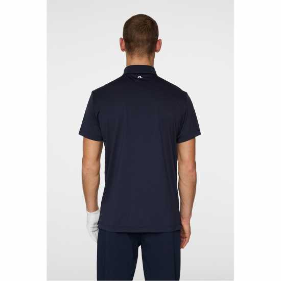 J Lindeberg Golf Klas Polo Sn53 JL Navy Дрехи за голф