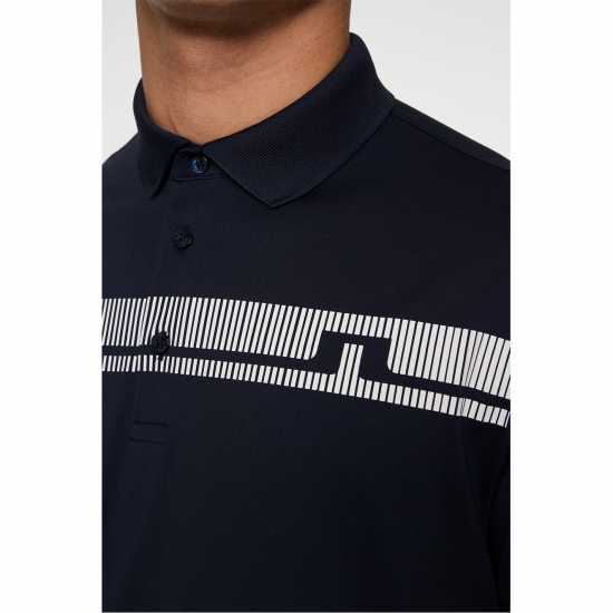 J Lindeberg Golf Klas Polo Sn53 JL Navy Дрехи за голф