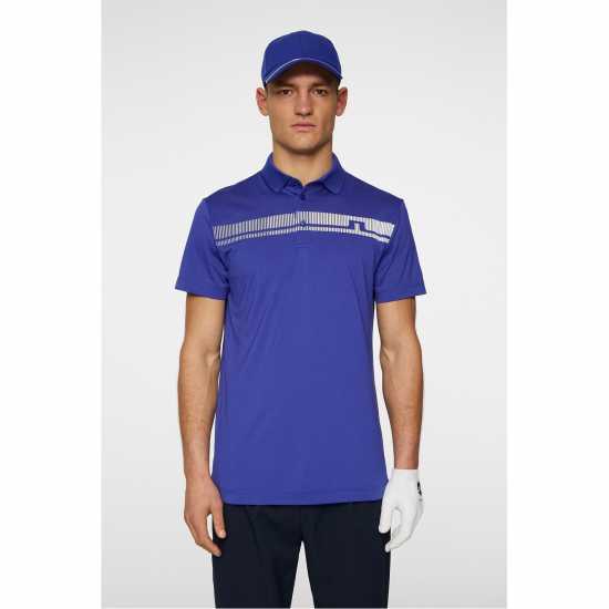 Дрехи за голф J Lindeberg Golf Klas Polo Sn53 clematis blue J Lindeberg Golf Klas Polo Sn53 clematis blue Дрехи за голф