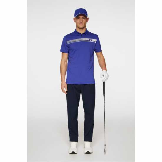 Дрехи за голф J Lindeberg Golf Klas Polo Sn53 clematis blue J Lindeberg Golf Klas Polo Sn53 clematis blue Дрехи за голф