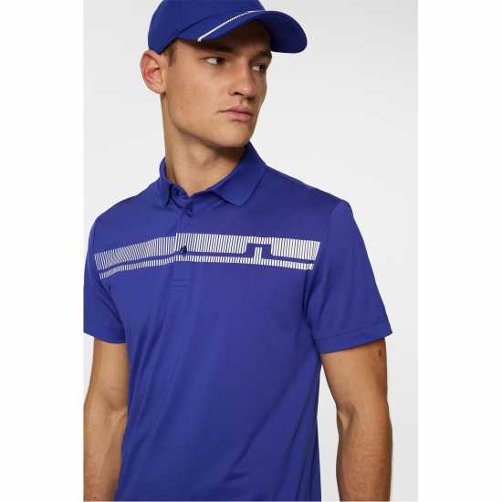 Дрехи за голф J Lindeberg Golf Klas Polo Sn53 clematis blue J Lindeberg Golf Klas Polo Sn53 clematis blue Дрехи за голф