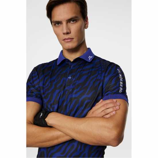 J Lindeberg Golf Tour Tech Polo Sn53 Tour Tiger Clem Дрехи за голф