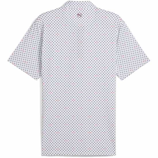 Puma Блуза С Яка Men's Burgh Polo Short Sleeve Performance Polo Shirt White/Navy 