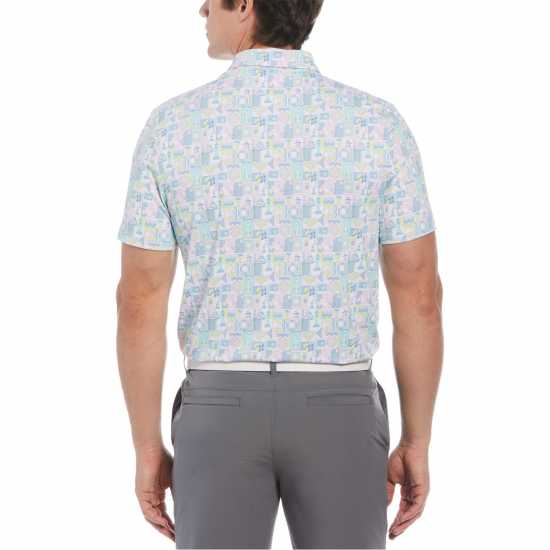 Original Penguin Golf Alovr Novelty  Sn99 Ярко бяло Дрехи за голф