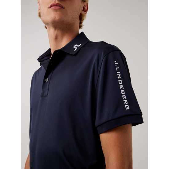 J Lindeberg Блуза С Яка Tech Polo Shirt Navy Мъжко облекло за едри хора