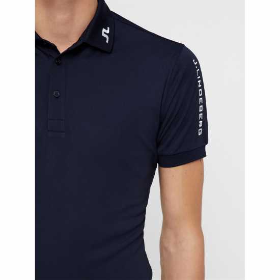 J Lindeberg Блуза С Яка Tech Polo Shirt Navy Мъжко облекло за едри хора