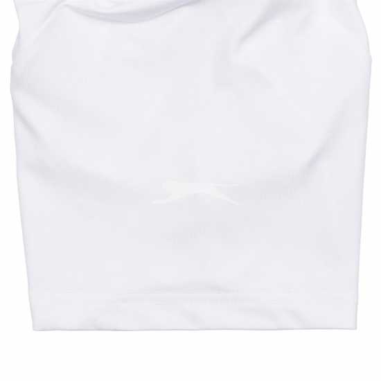 Slazenger Блуза С Яка Plain Polo Shirt Womens White Дамски тениски с яка