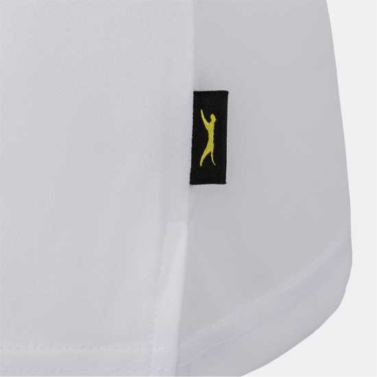 Slazenger Блуза С Яка Plain Golf Polo Shirt Womens Бяло Боулинг
