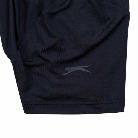 Slazenger Блуза С Яка Plain Polo Shirt Womens Navy Дамски тениски с яка