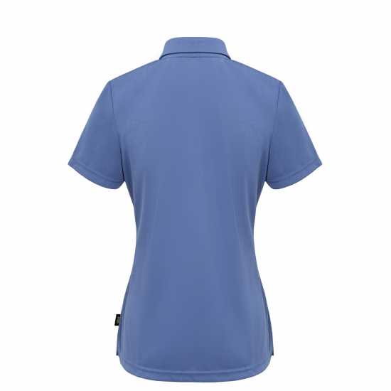 Slazenger Блуза С Яка Plain Polo Shirt Womens Light Blue Дамски тениски с яка