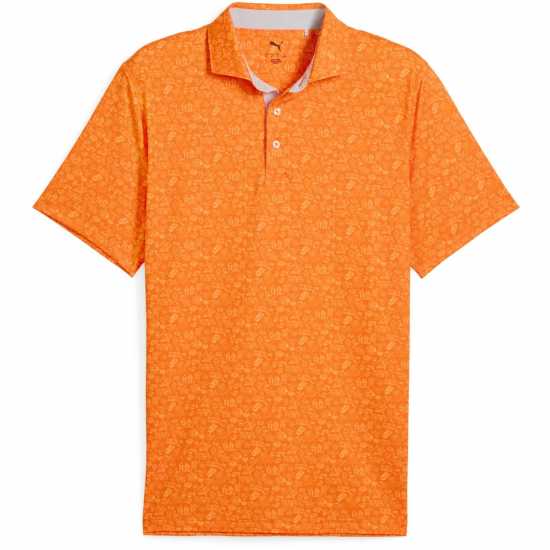 Puma Мъжка Блуза С Яка Mattr Peach Stand Polo Shirt Mens Puma Мъжка Блуза С Яка Mattr Peach Stand Polo Shirt Mens
