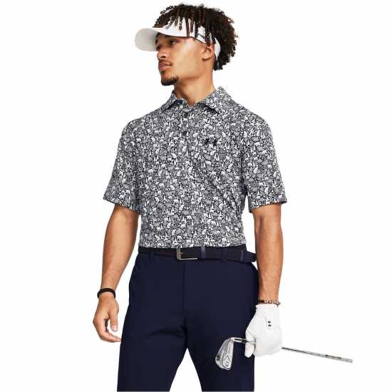 Under Armour Блуза С Яка Men's Playoff Short-Sleeve Performance Polo Shirt Синьо 