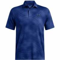 Under Armour Блуза С Яка Men's Playoff Short-Sleeve Performance Polo Shirt Синьо 