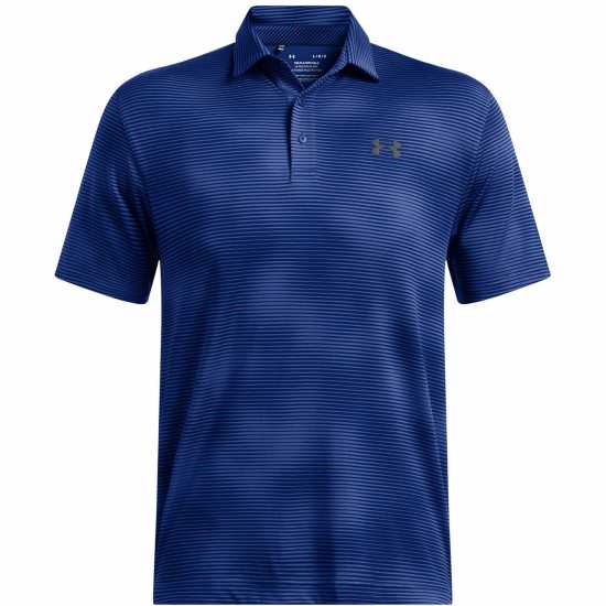 Under Armour Блуза С Яка Men's Playoff Short-Sleeve Performance Polo Shirt Синьо 