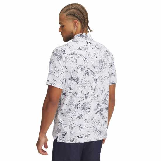 Under Armour Блуза С Яка Men's Playoff Short-Sleeve Performance Polo Shirt Бяло 